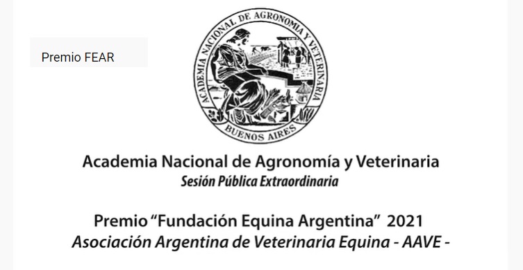 Entrega del Premio “Fundación Equina Argentina”